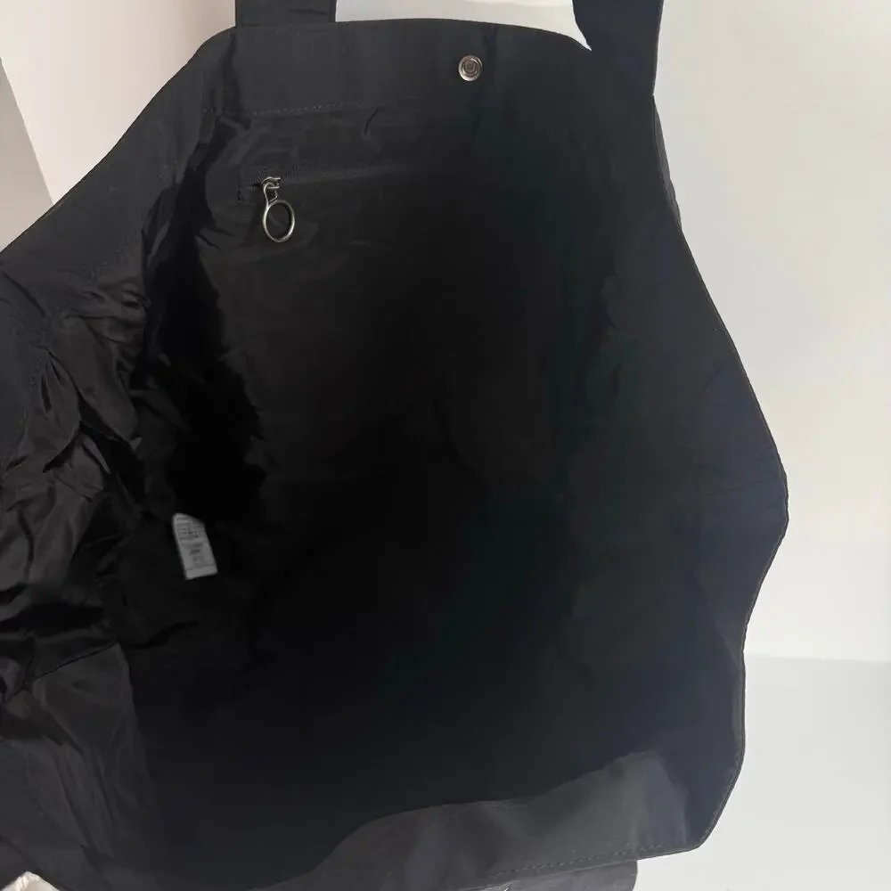ODODOS 18L Side Cinch Tote Bag Black Lightweight Gym Travel Beach Shopper NWT